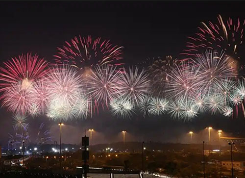 嘉峪关焰火晚会
